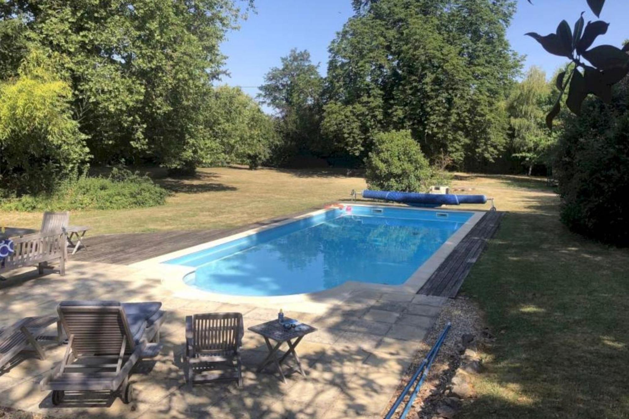 Beautiful 6 Bedroom House With Pool & Large Garden Le Pechereau Экстерьер фото